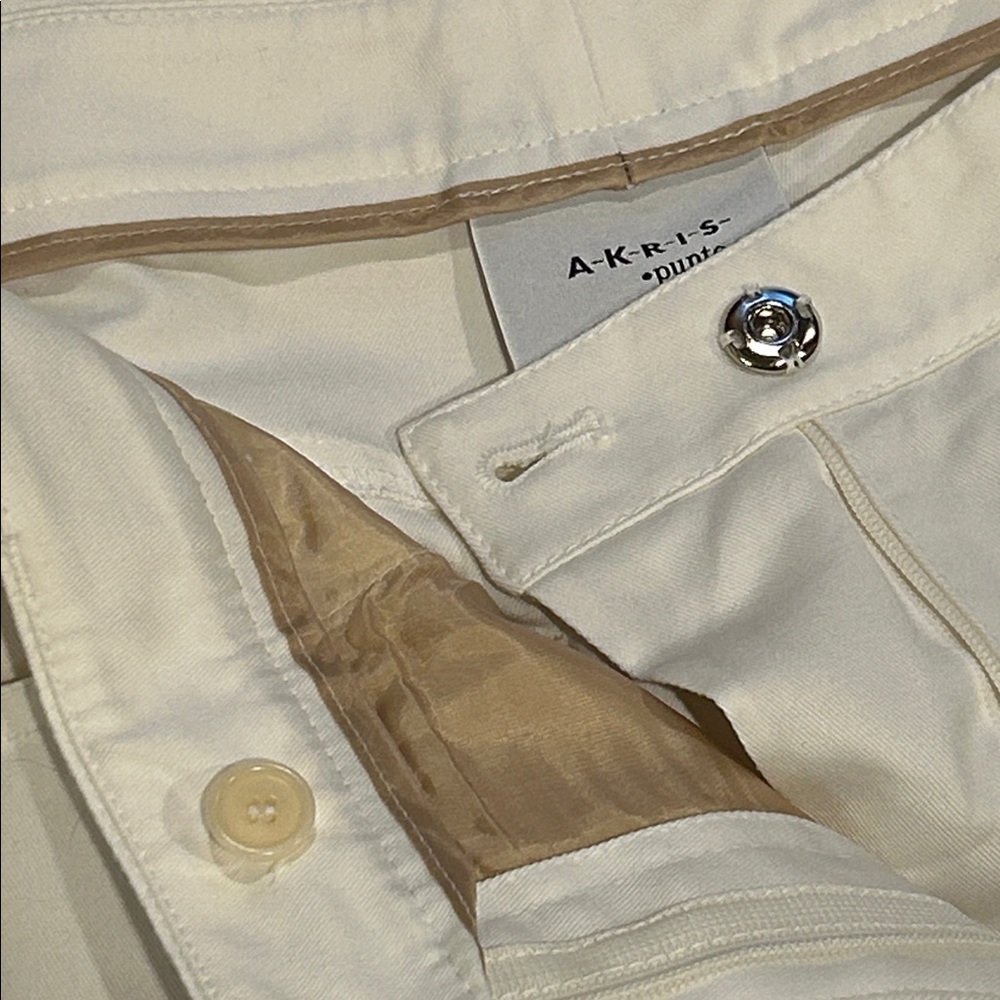 AKRIS Punto Cream Pants